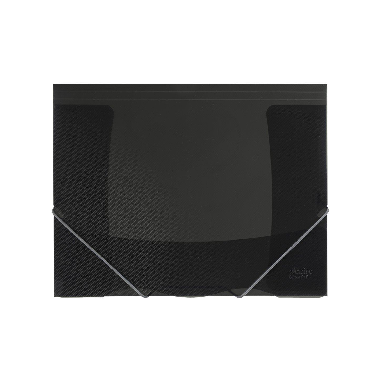 Fotografie Sloha s gumou ELECTRA šedá kovová 2-6031