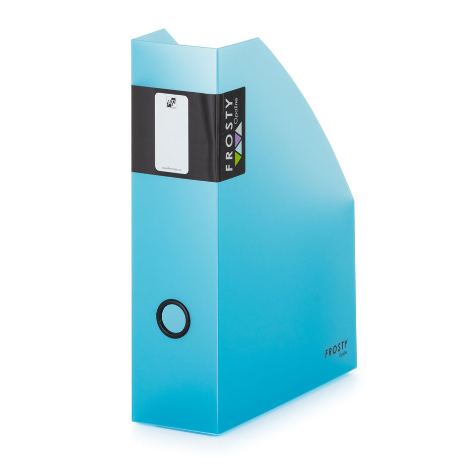 Fotografie Magazín box PP Opaline Frosty modrá 2-79719