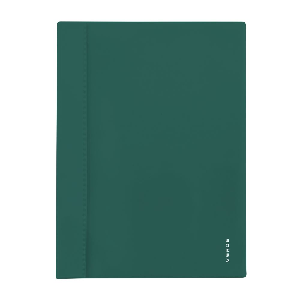 Fotografie Rychlovazač A4 PVC s kapsou VERDE zelená 5-437