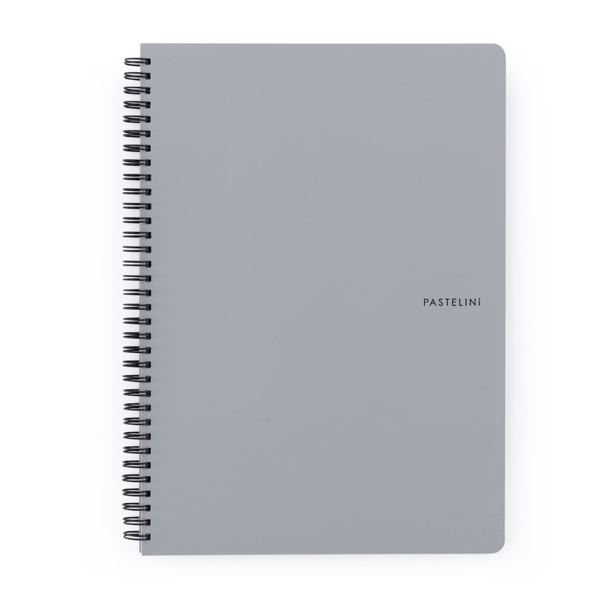 Fotografie Twin wire blok A4 PP PASTELINI šedá 8-804