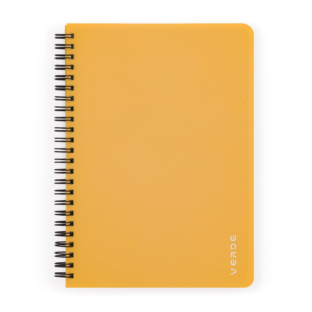 Twin wire blok A5 PP VERDE hořčice 8-870