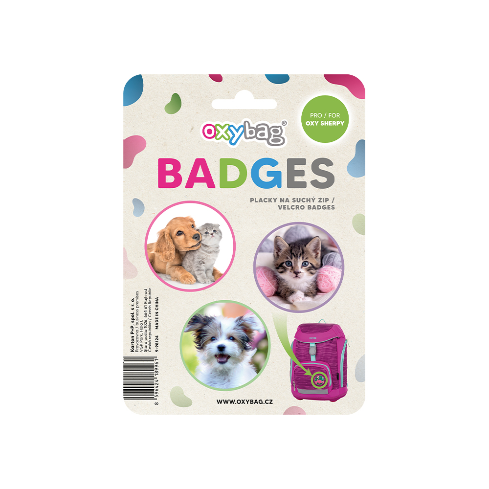 Fotografie Sada vyměnitelných placek OXY Sherpy Pets 9-98124
