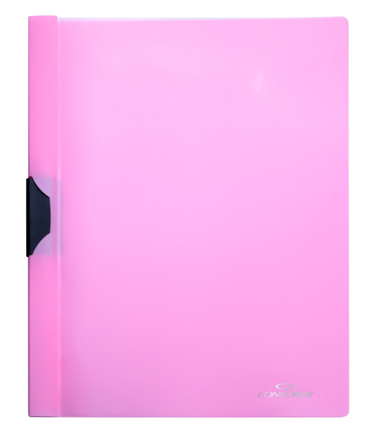 Fotografie Spisové desky CONCORDE A4 s bočním klipem, pastel růžová A80132