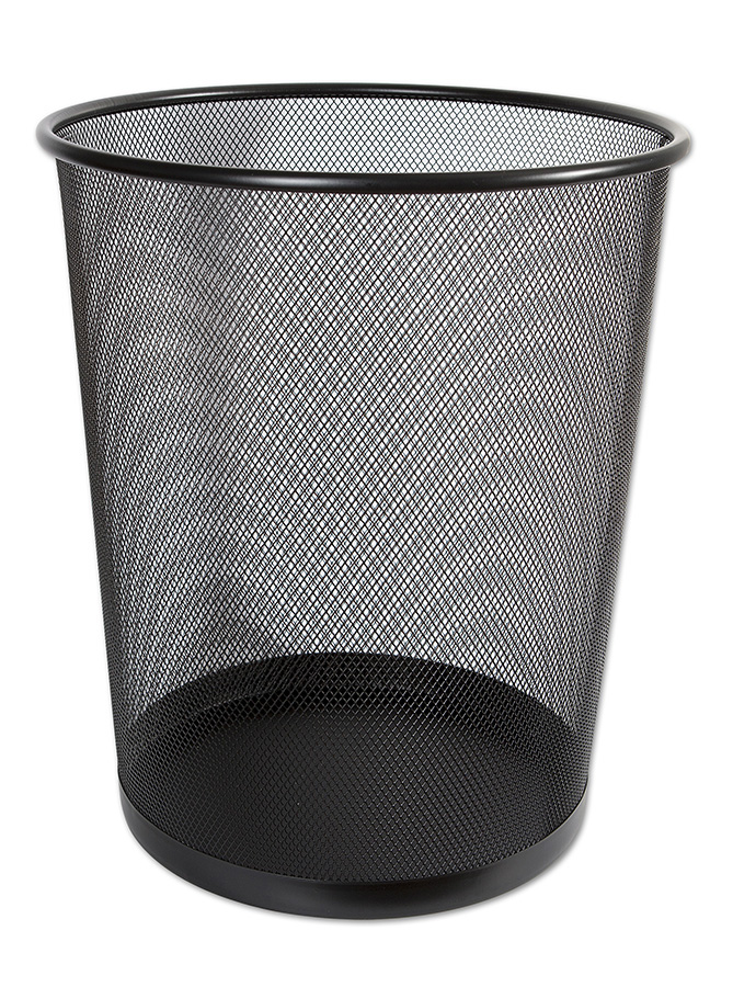 Odpadkový koš CONCORDE, kovový, malý, 13 litrů, černý A68024