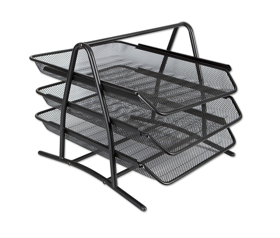 Trojbox CONCORDE, kovový, 29,5 x 26,5 x 35cm, černý A68030