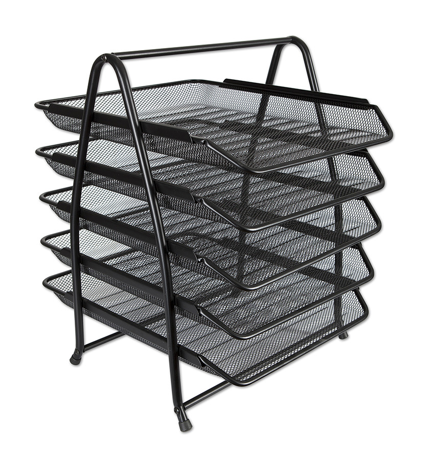 Pětibox CONCORDE, kovový, 30 x 37,5 x 35cm, černý A68036