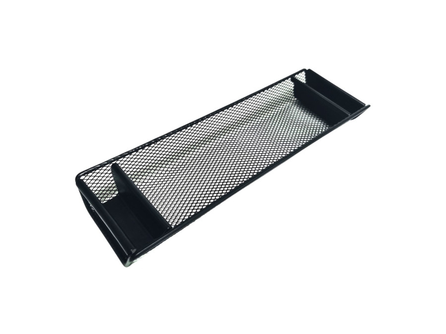 Kovová miska na pera a sponky CONCORDE, 3 x 28 x 8,5 cm, černá A68063