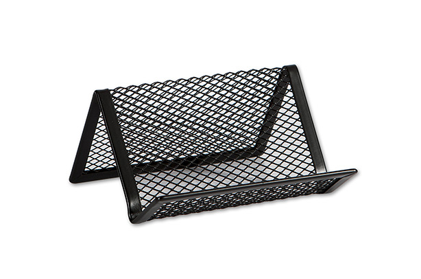 Stojánek na vizitky CONCORDE, kovový, 10 x 5 x 7cm, černý A68033