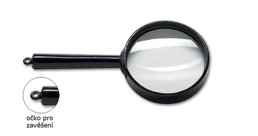 Fotografie Lupa CONCORDE, O 40mm, plastová obruba A65655