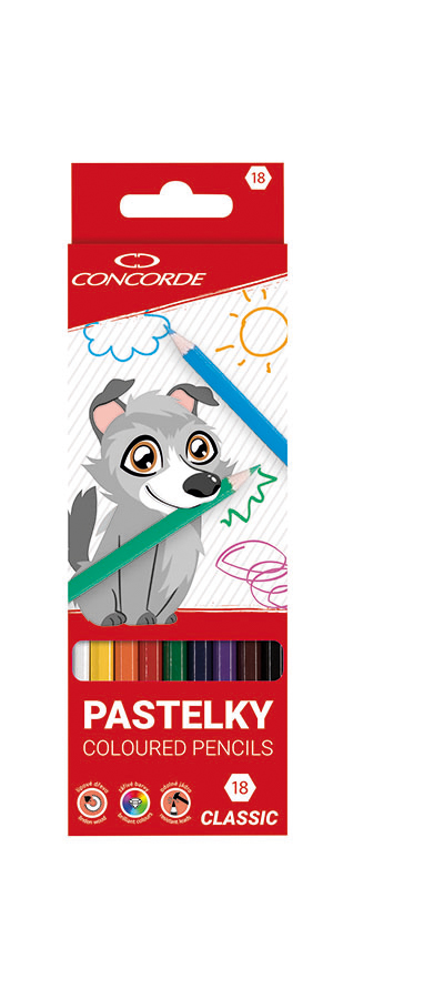 Fotografie Pastelky Classic CONCORDE 18ks