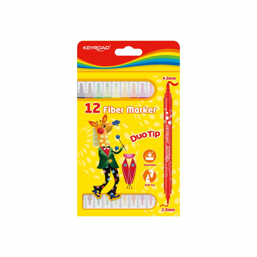 Fotografie Popisovače KEYROAD Duo 12ks A713