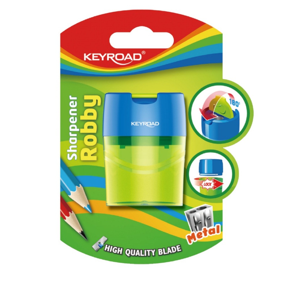 Fotografie Ořezávátko kontejner KEYROAD Robby Duo, blistr A513