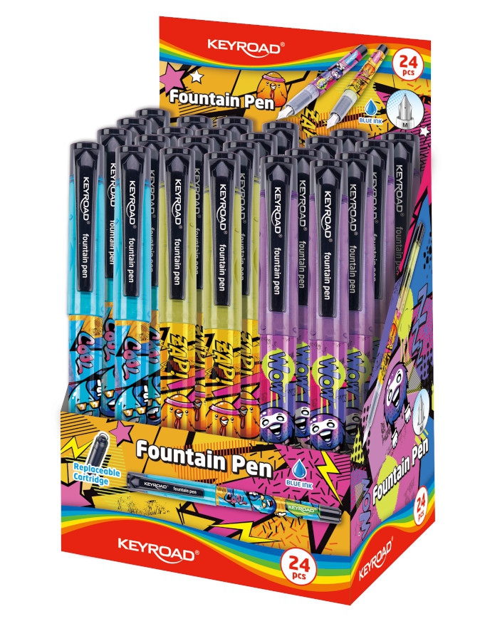 Plnicí pero KEYROAD Tattoo, displej, asort A784