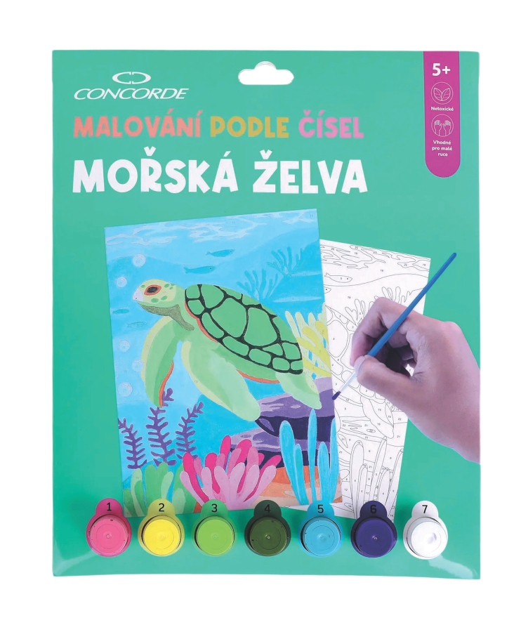 Malování podle čísel CONCORDE Mořská želva A3307