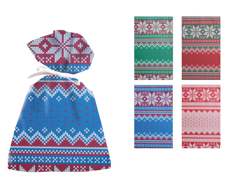 Fotografie Sáček vánoční 16x25cm Pullover 5800798