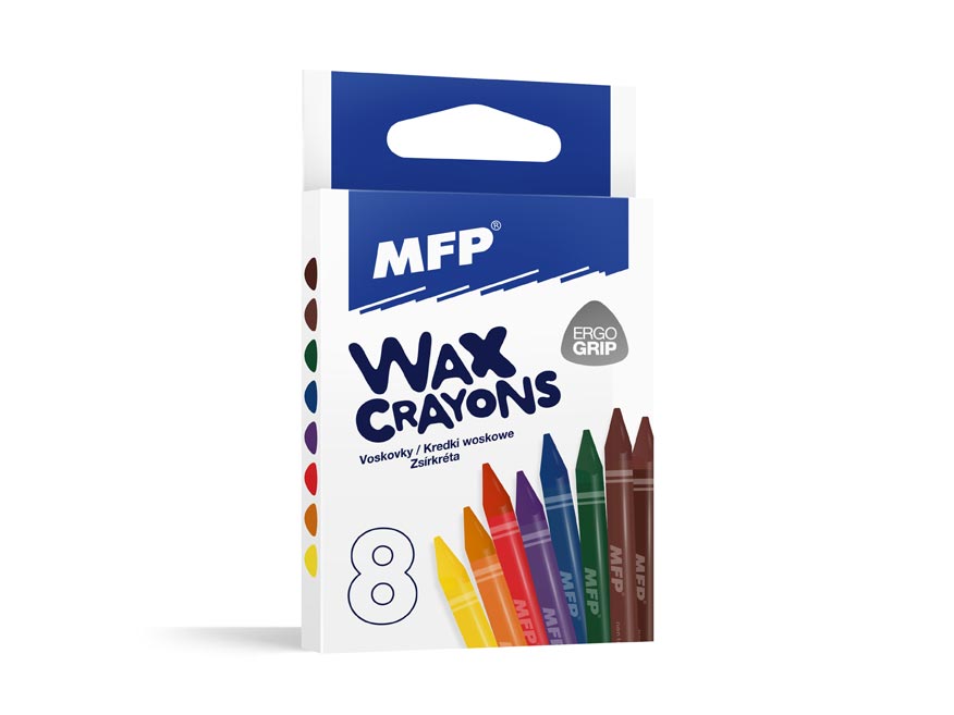 Fotografie voskovky 8 ks barev - trojhranné 6300339