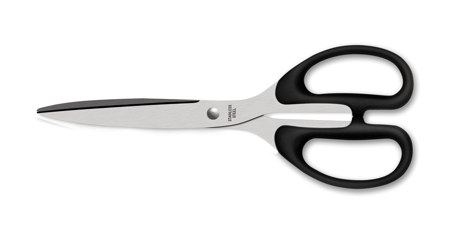 Fotografie Nůžky ICO 21 cm, černé, blistr