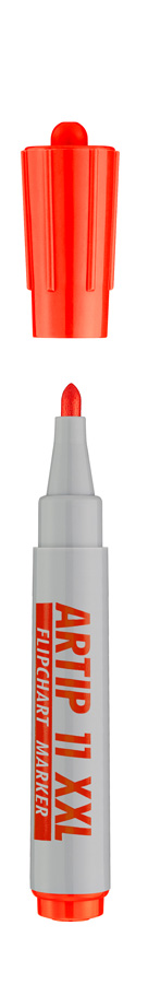 Fotografie Popisovač ICO 11 XXL na flipchart, červený