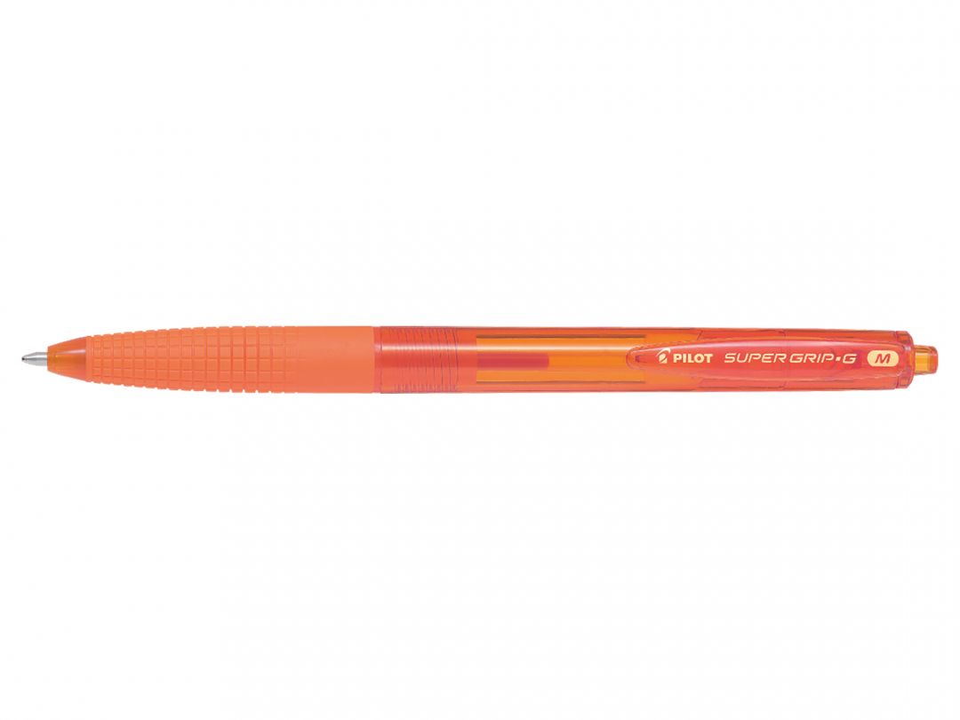 Fotografie Pilot SuperGrip-G, kuličkové pero, RT, 1.0, oranžová Pilot