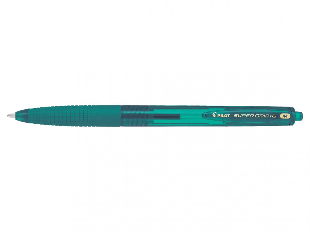 Kuličkové pero Super Grip-G M, RT - smaragdově zelené