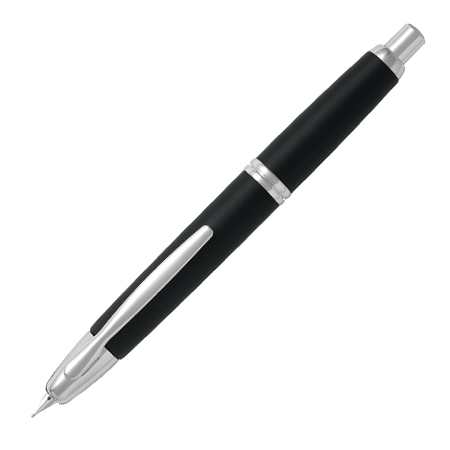 PILOT Capless Rhodium Matte Black PP, černá, hrot F