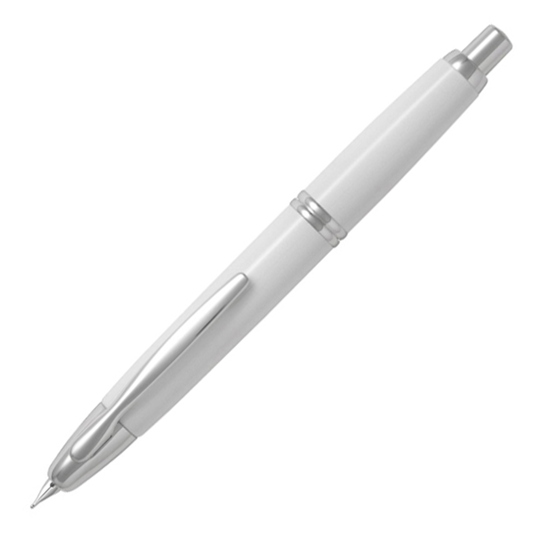 PILOT Capless Rhodium, PP, bílá, hrot F