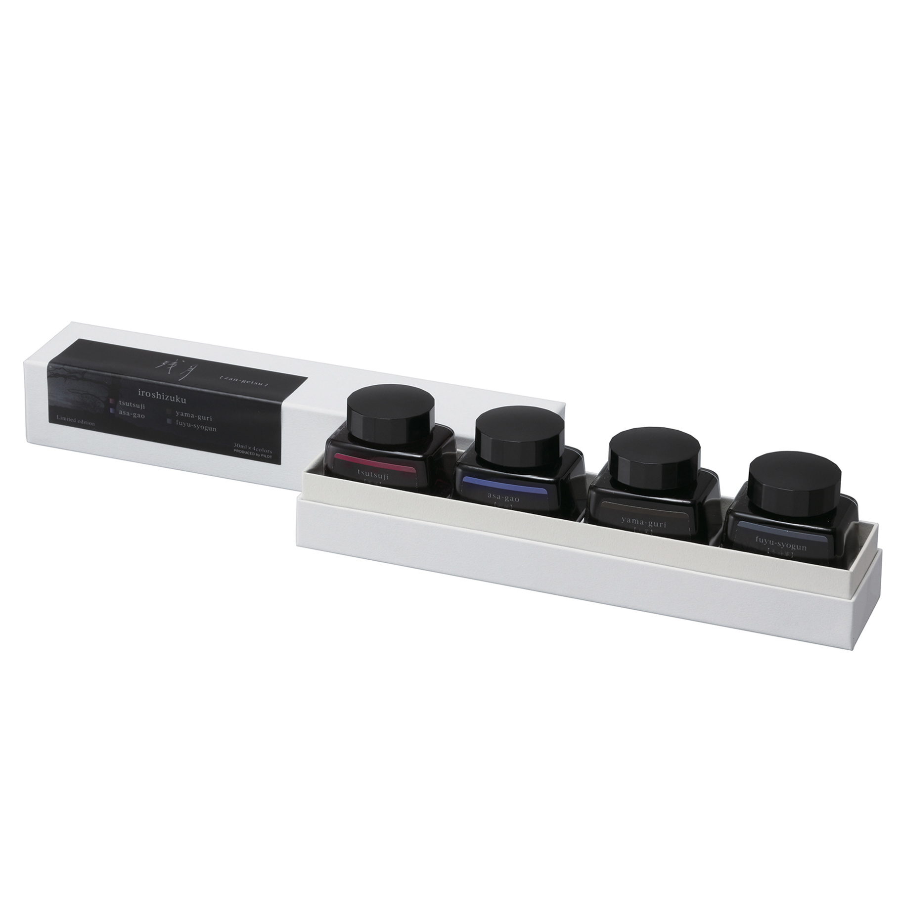 Fotografie PILOT Iroshizuku set Ltd, I, morning moon (4x30ml)