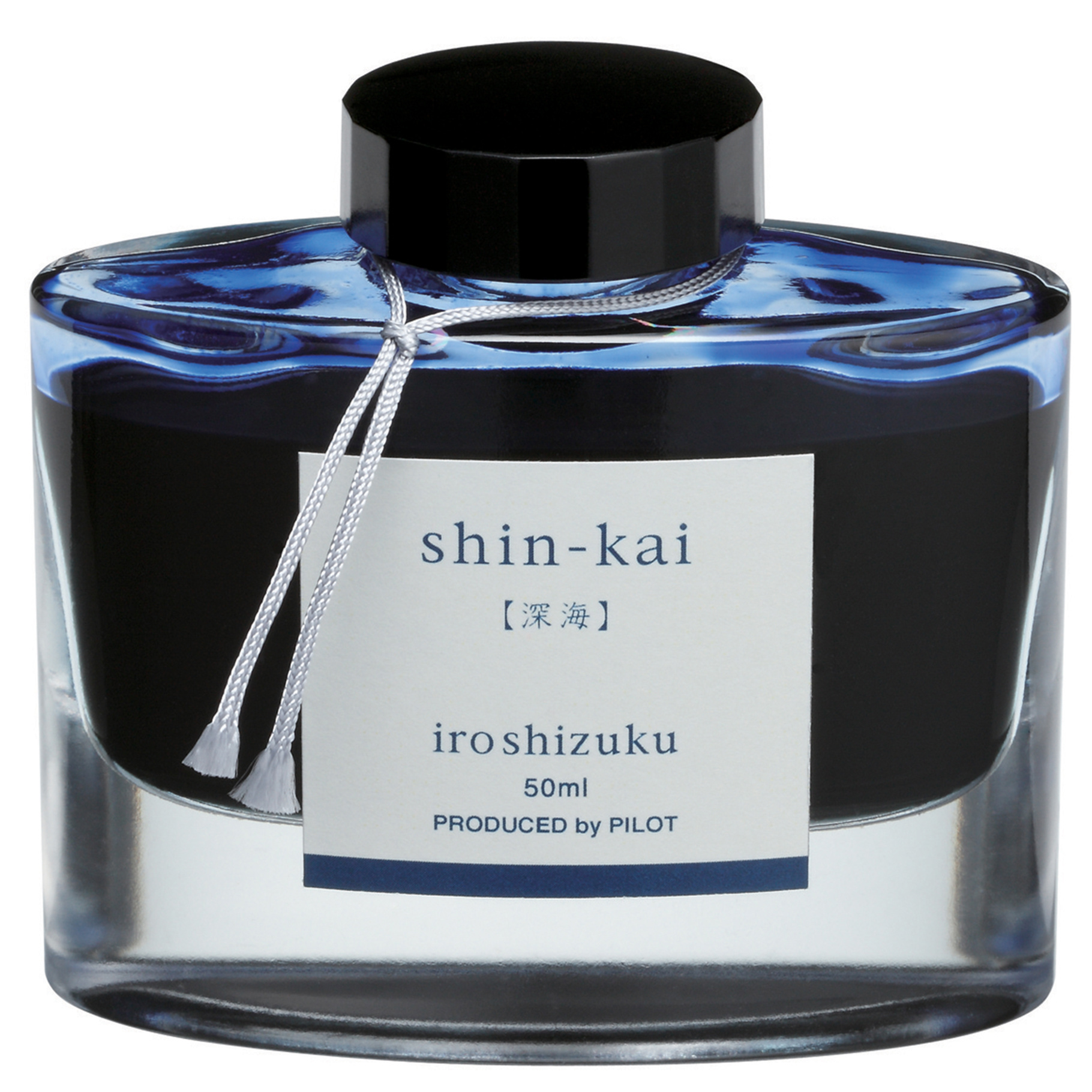 Fotografie PILOT Iroshizuku, I, deep sea_shin-kai, 50 ml