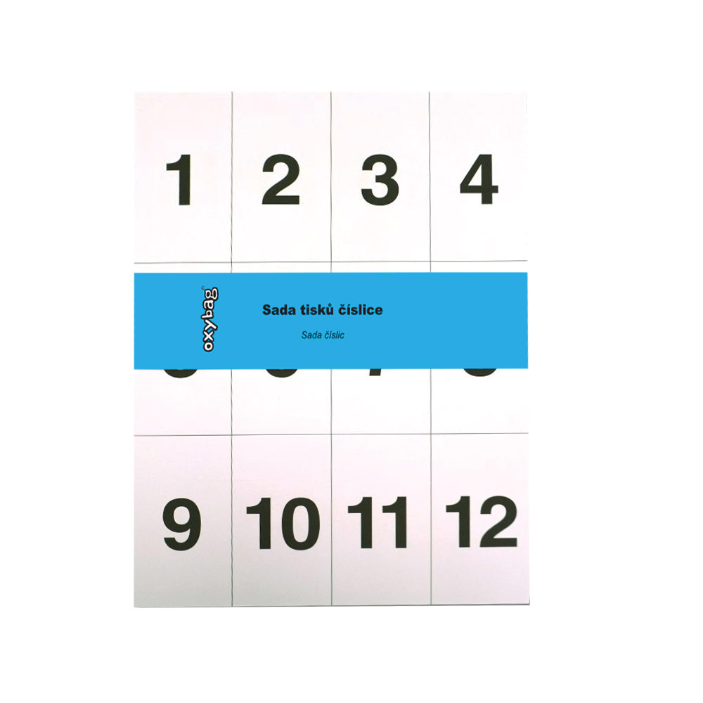 Fotografie ČÍSLICE - sada 1-117 4 listy