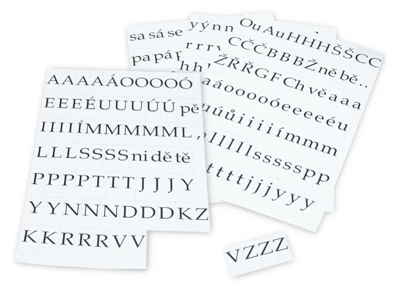 Fotografie Sada písmen pro 1. třídu Karton P+P A49:1324_8990116