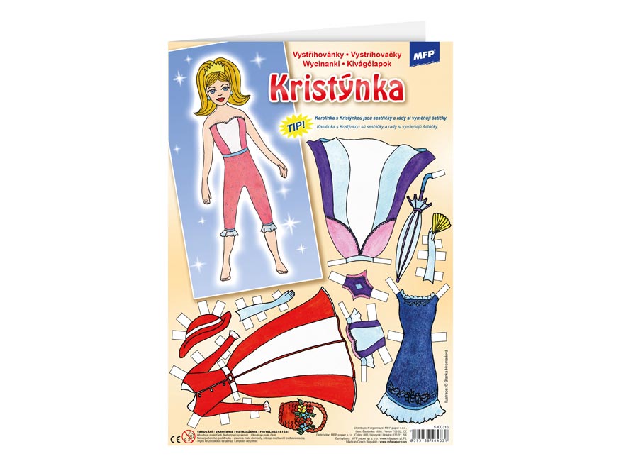 Fotografie vystřihovánky Kristýnka 5300316