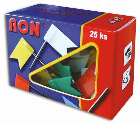 Špendlíky mapové 434 B