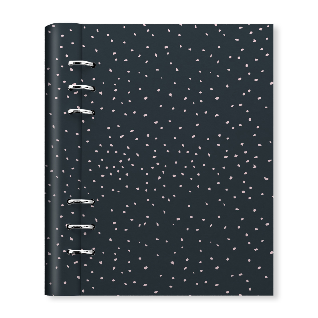 FILOFAX, Zápisník Clipbook Confetti, A5, černá/bílá