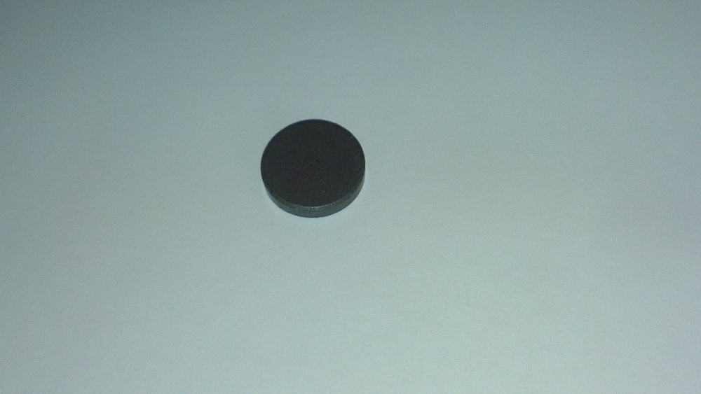 Fotografie Magnet kulatý 10mm/10ks šedý