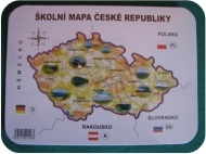 Mapa školní papírová ČR - Šablona v ochranné folii