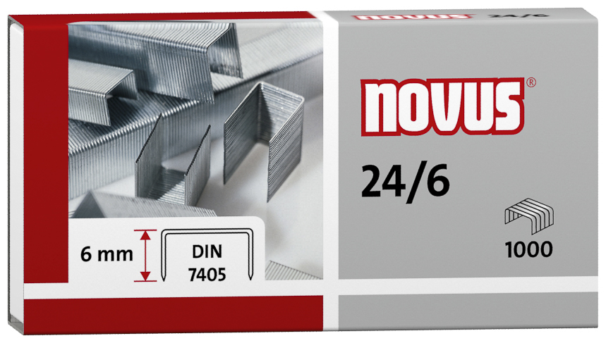 Drátky 24/6 1000ks Novus