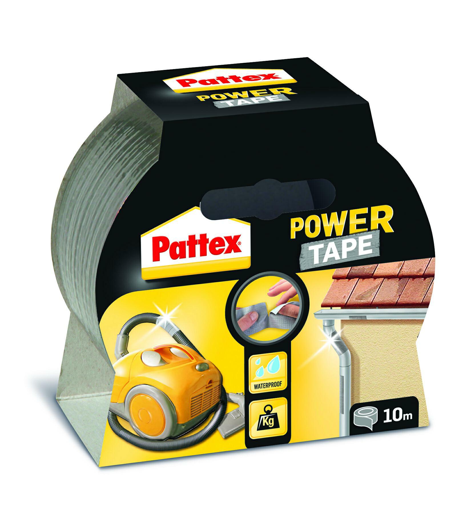 Fotografie Pattex power tape 10 m strieborna A84:59475