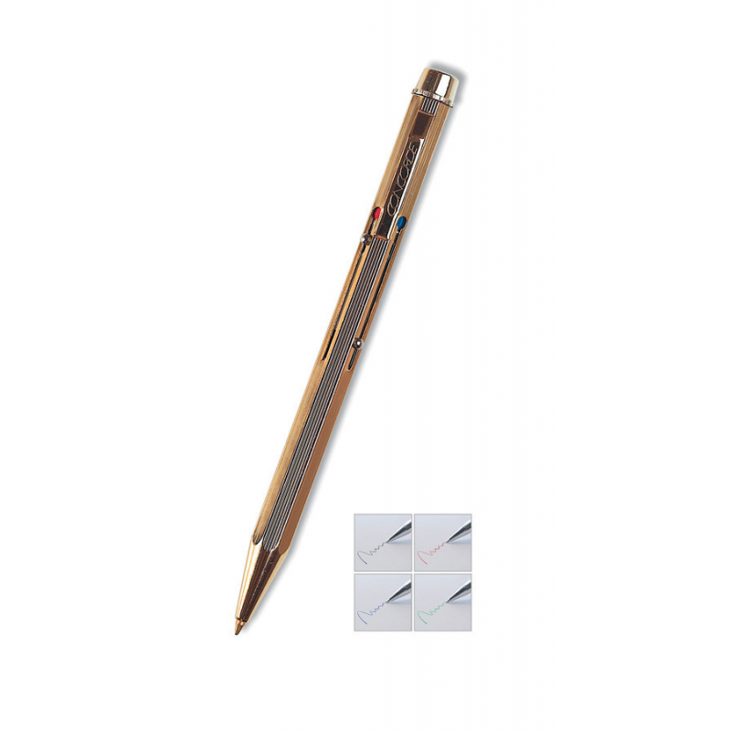 Kuličkové pero CONCORDE Classic zlaté 4barevné