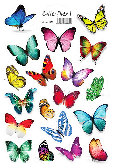 Motýli 1 - Butterflies 1