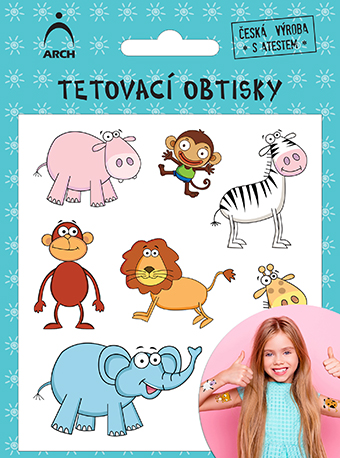 Fotografie Dětské tetovačky - zvířátka 01 2531