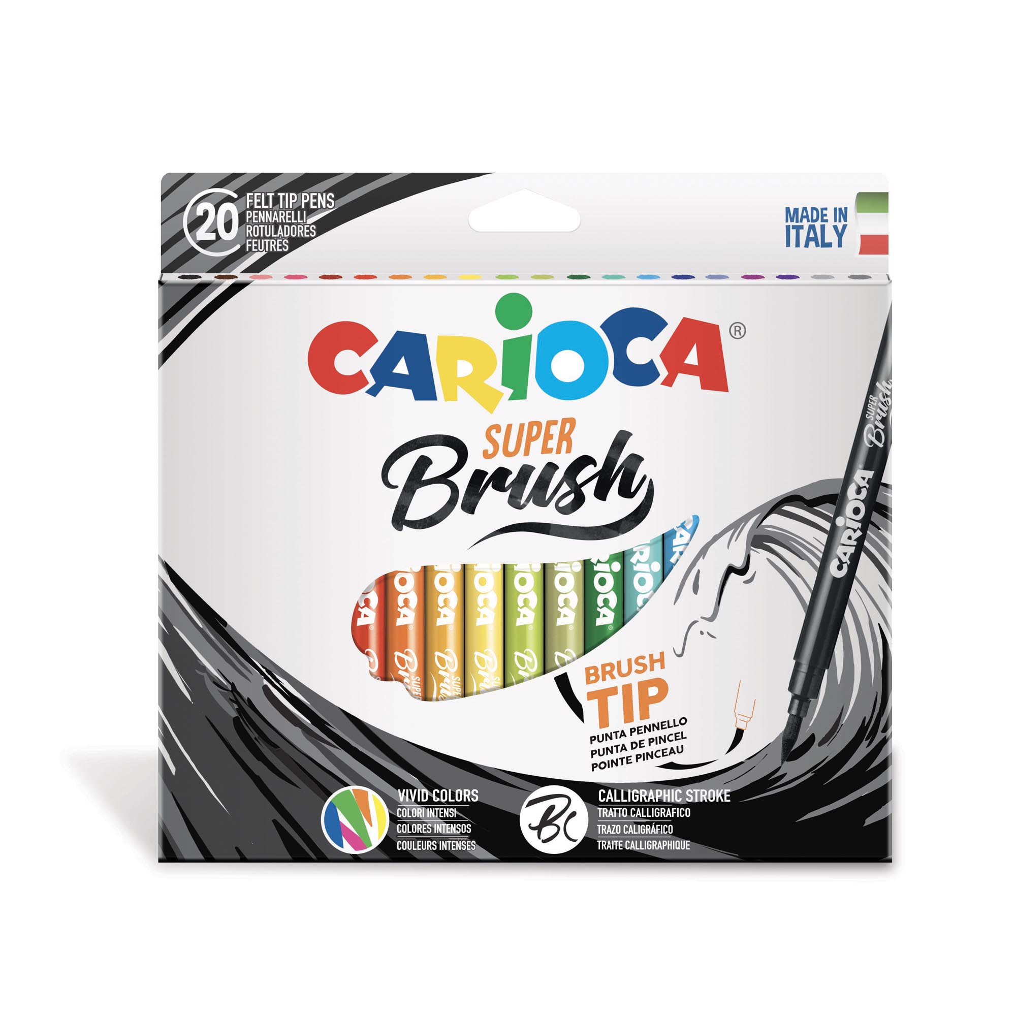 Fixy CARIOCA Brush 20ks