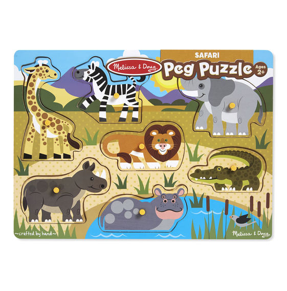 Dřevěné puzzle - Safari