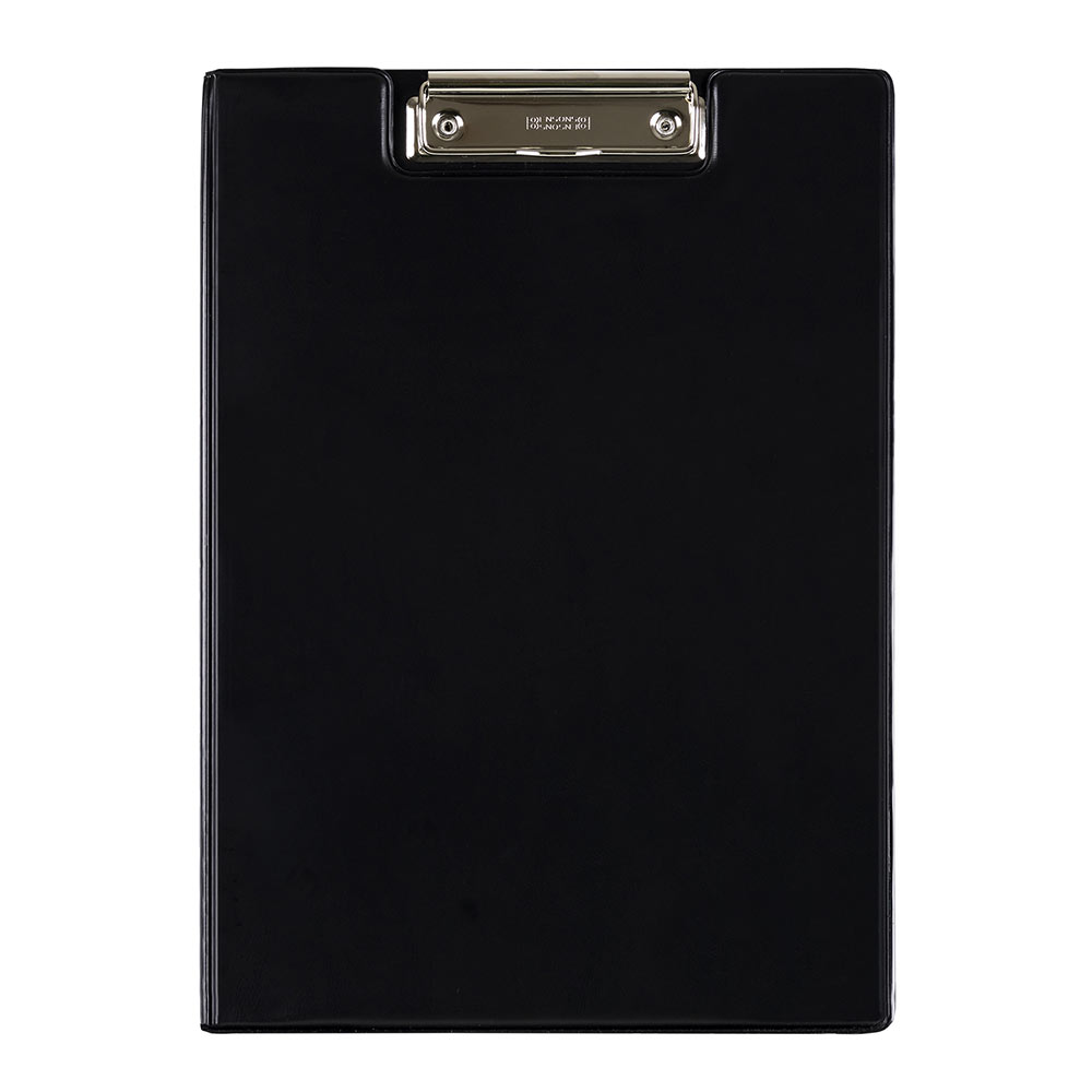 Dvojdeska A4 s klipem plastová, černá 5-542
