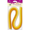 Y-Proužky na quilling, žluté odstíny, 200 ks 
