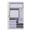 Filofax, Lepící bločky Indigo, multi-fit