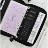 Filofax diář Saffiano, Zip osobní compact, černý