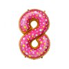 Fóliový balónek číslo 8, sušenka, 78 cm KK