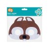 Maska bobr- fleece 17,5x13,5cm