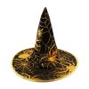 Čarodějnický klobouk se zlatou pavučinou, velikost S