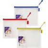 SNOPAKE, Kapsa na zip Zippa-Bag EVA clear mesh, A5, mix barev